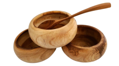 Multipurpose Bowl (1 piece) teak wood - Image 2